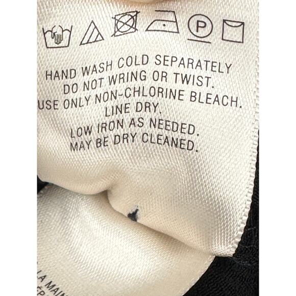 Anthropologie Ettwa Greenbrier Embroidered Romper Black Short Sleeve Bohemian XS - Picture 6 of 9